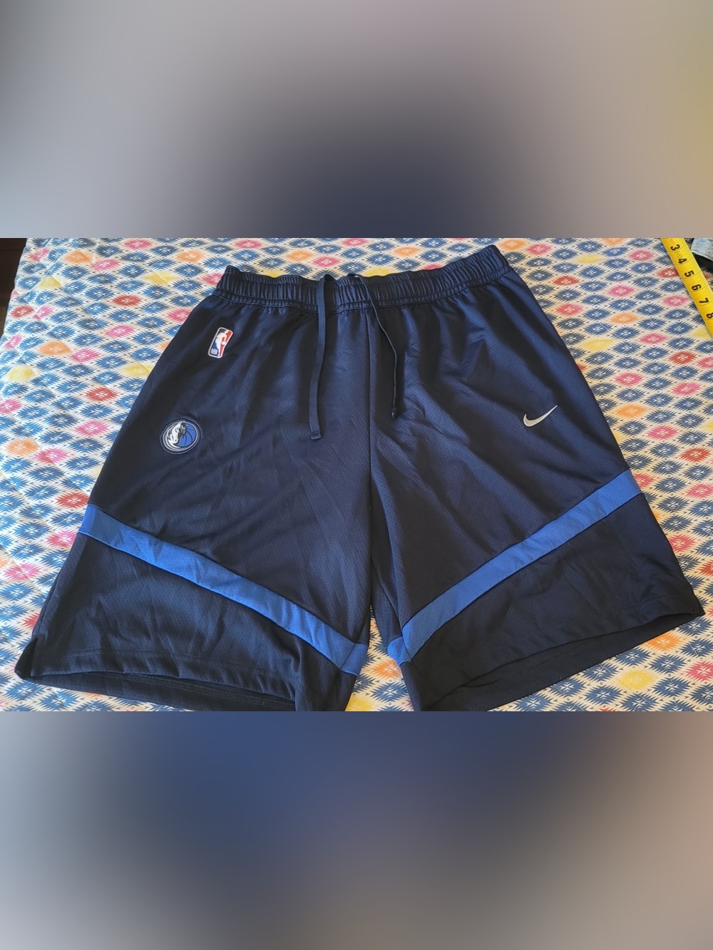 Anthony Davis Nike Men's Navy Dallas Mavericks Basketball Shorts